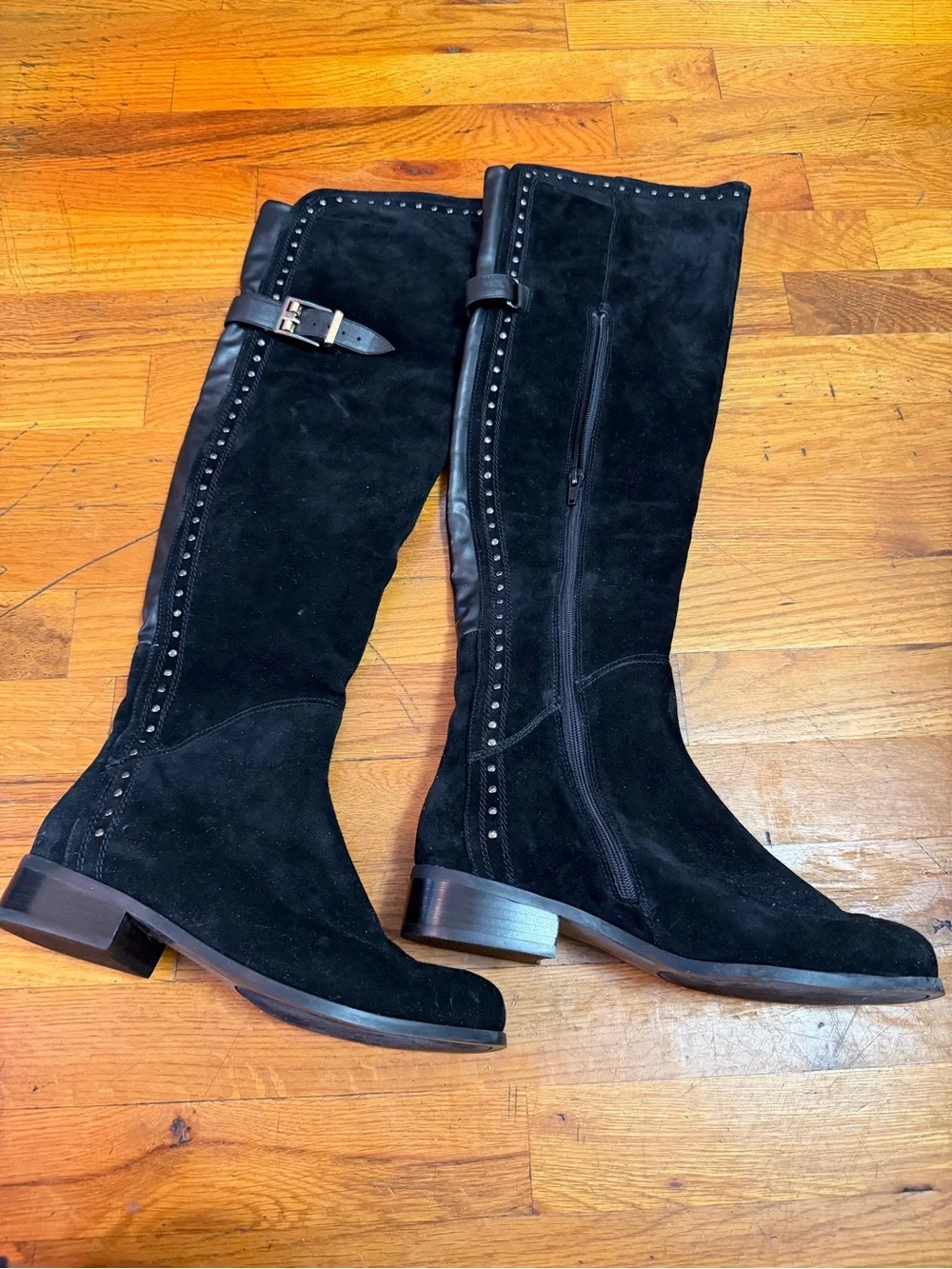 Van Eli Knee High Boots Women size 7 Suede Riding Boots - Classic Women's Style